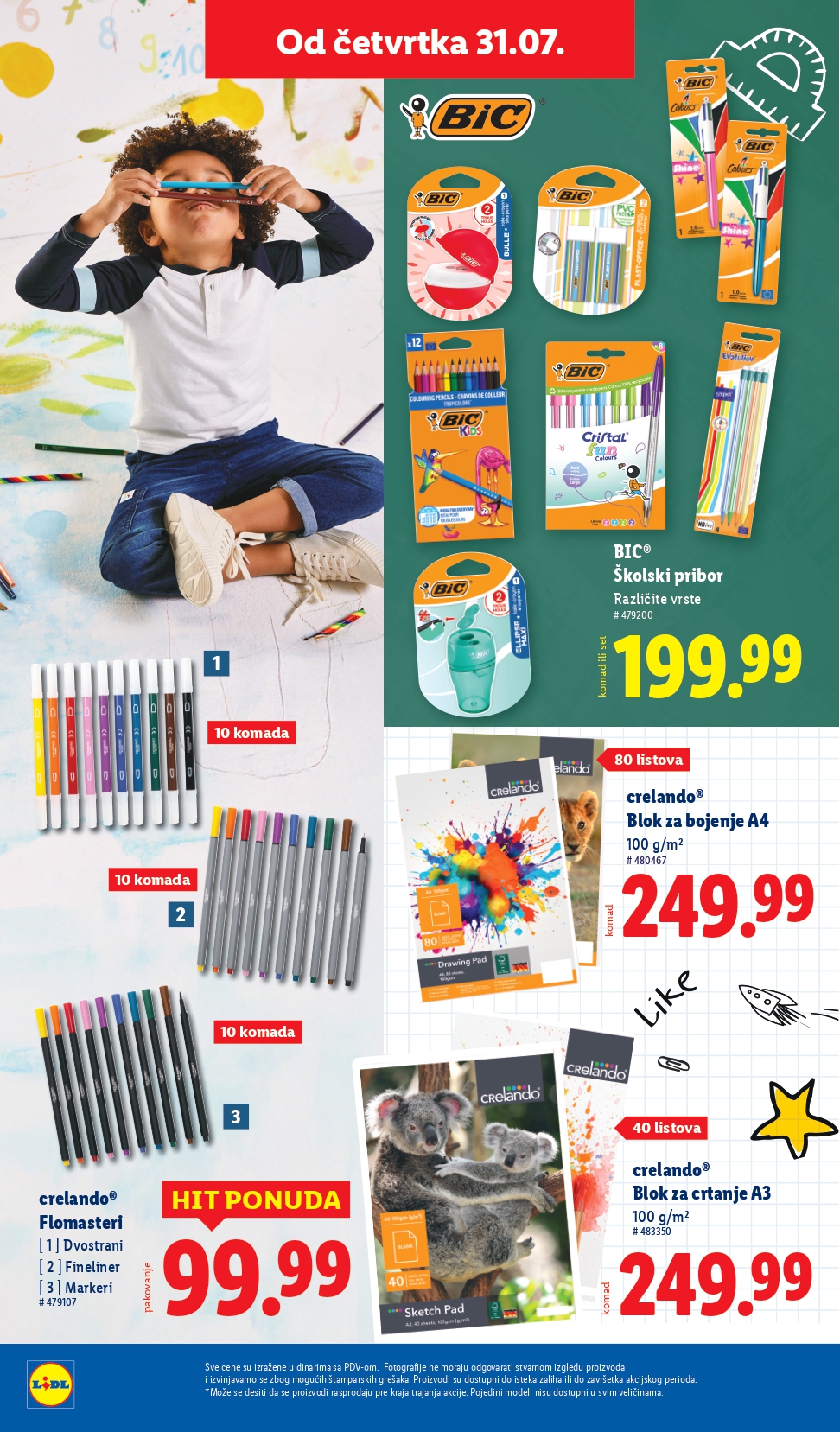 Lidl katalog NEPREHRANA 31.7-6.8.2025.
