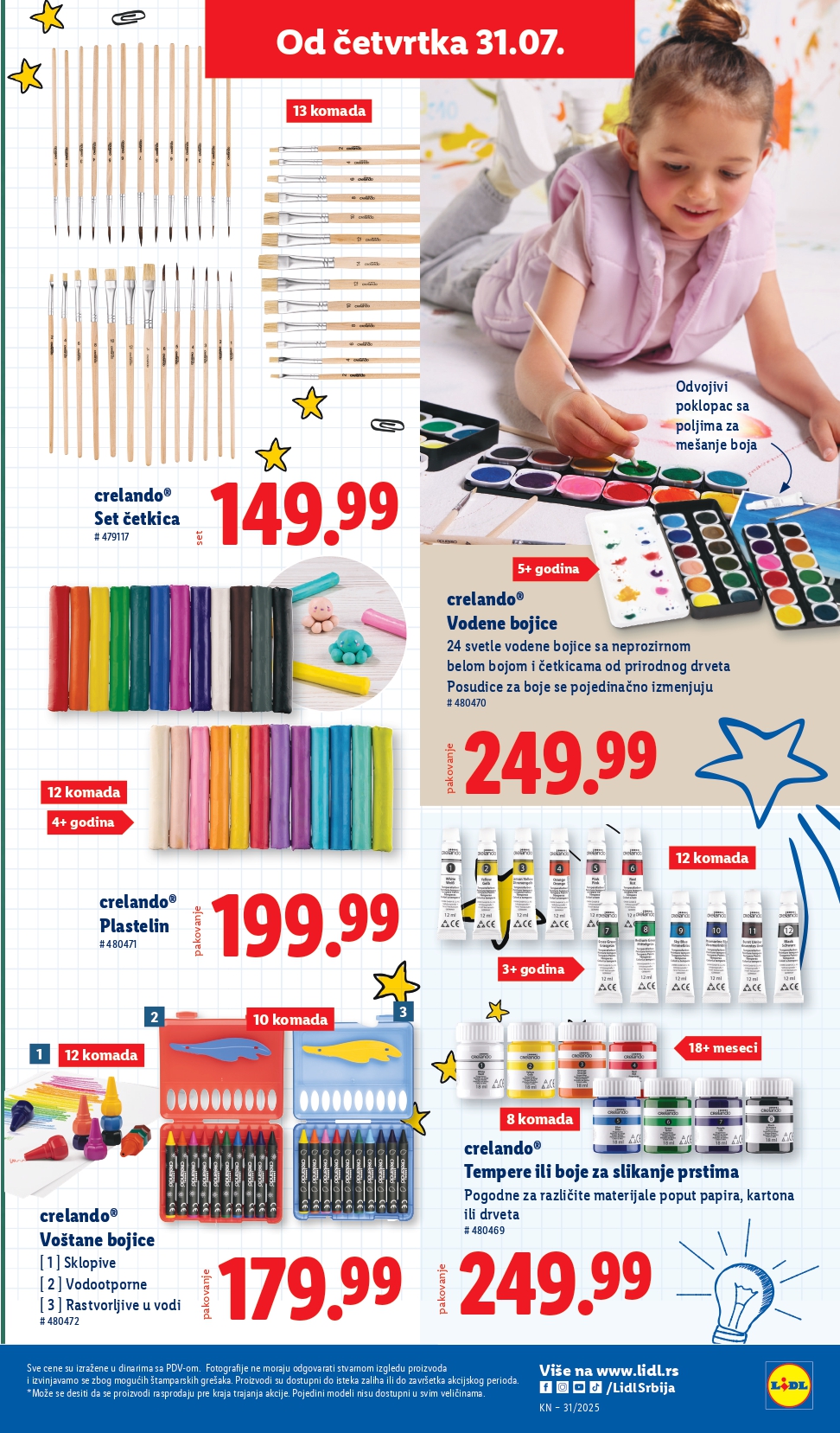 Lidl katalog NEPREHRANA 31.7-6.8.2025.