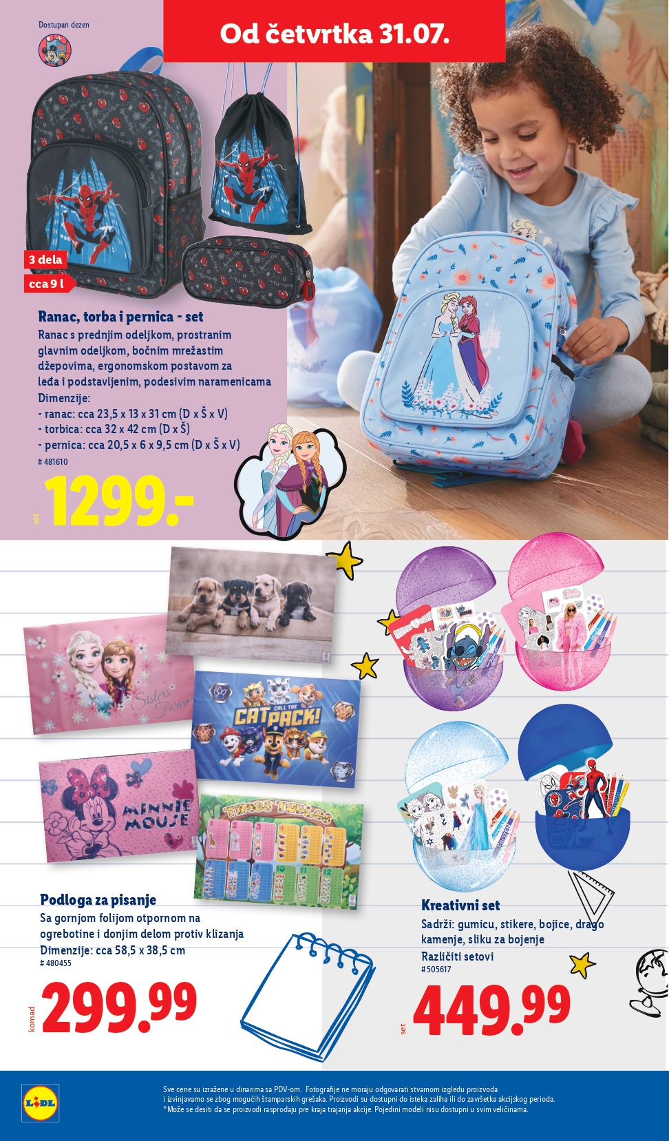 Lidl katalog NEPREHRANA 31.7-6.8.2025.
