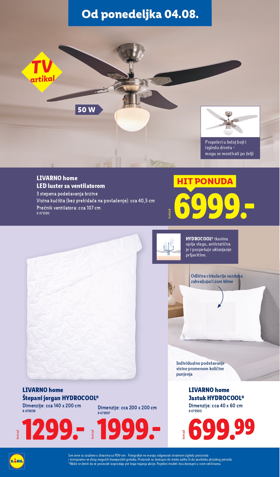 Lidl katalog NEPREHRANA 31.7-6.8.2025.