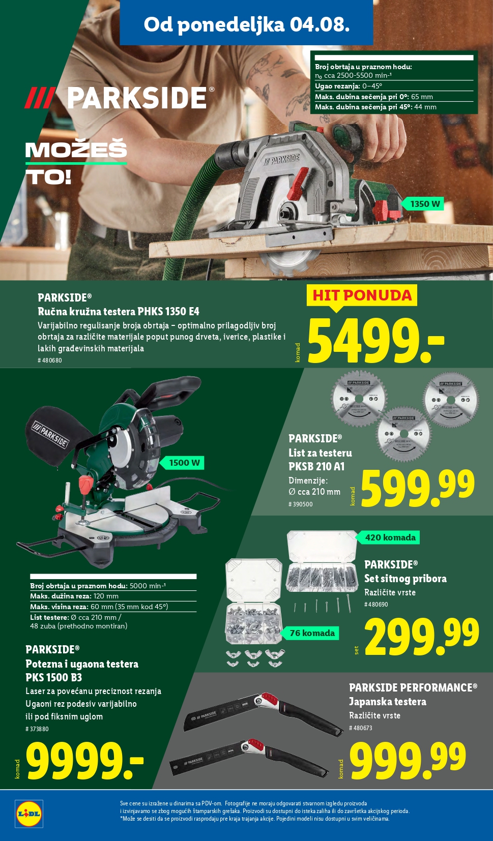 Lidl katalog NEPREHRANA 31.7-6.8.2025.