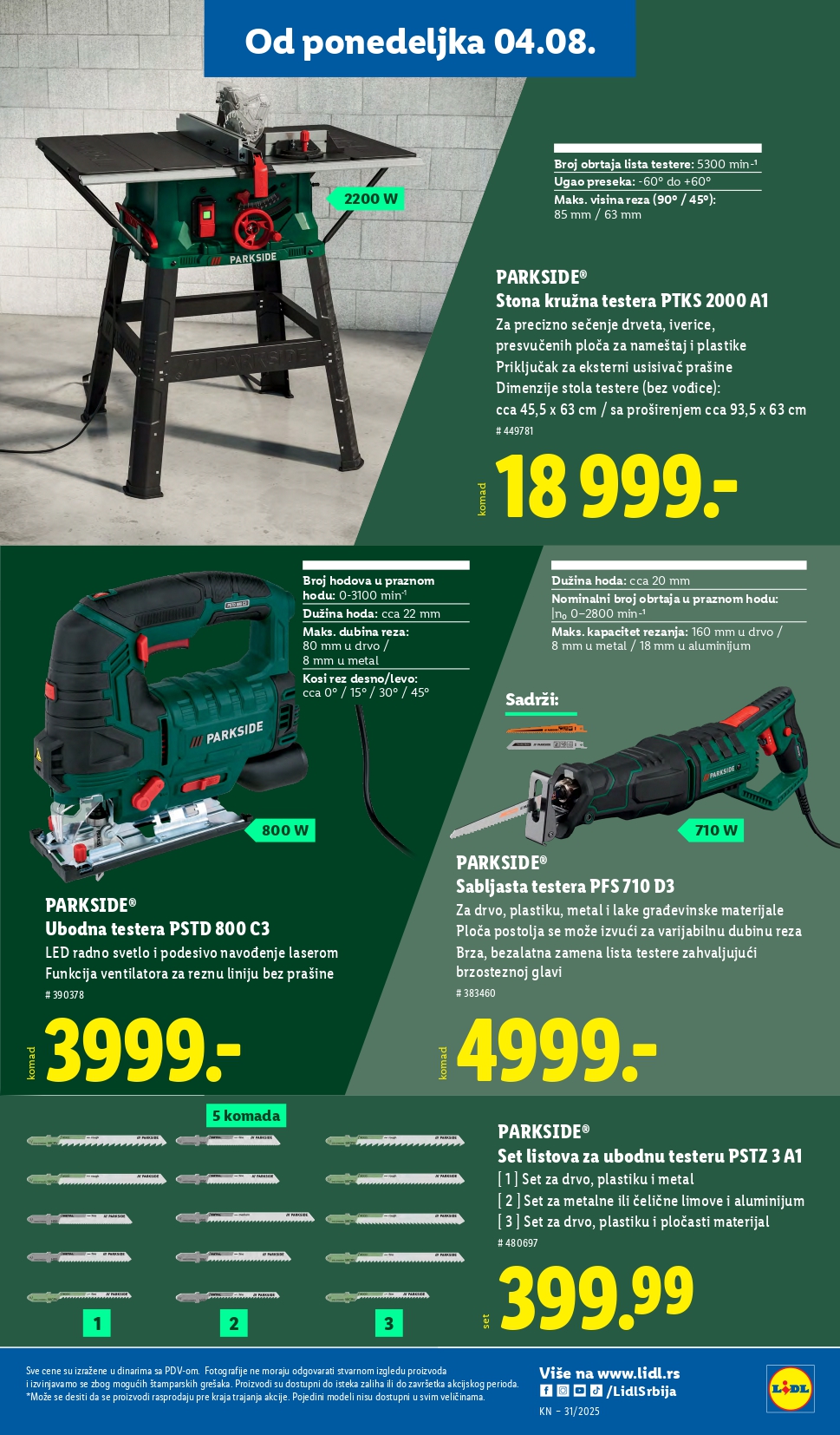 Lidl katalog NEPREHRANA 31.7-6.8.2025.