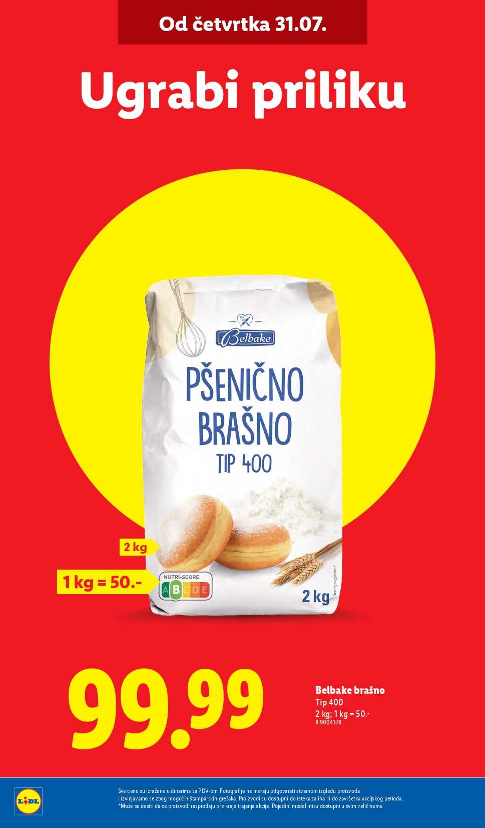 Lidl katalog PREHRANA 31.7-6.8.2025.