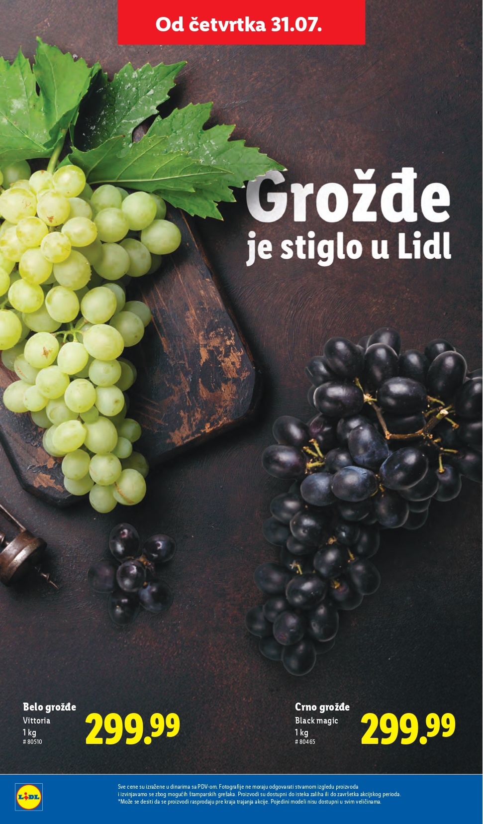 Lidl katalog PREHRANA 31.7-6.8.2025.