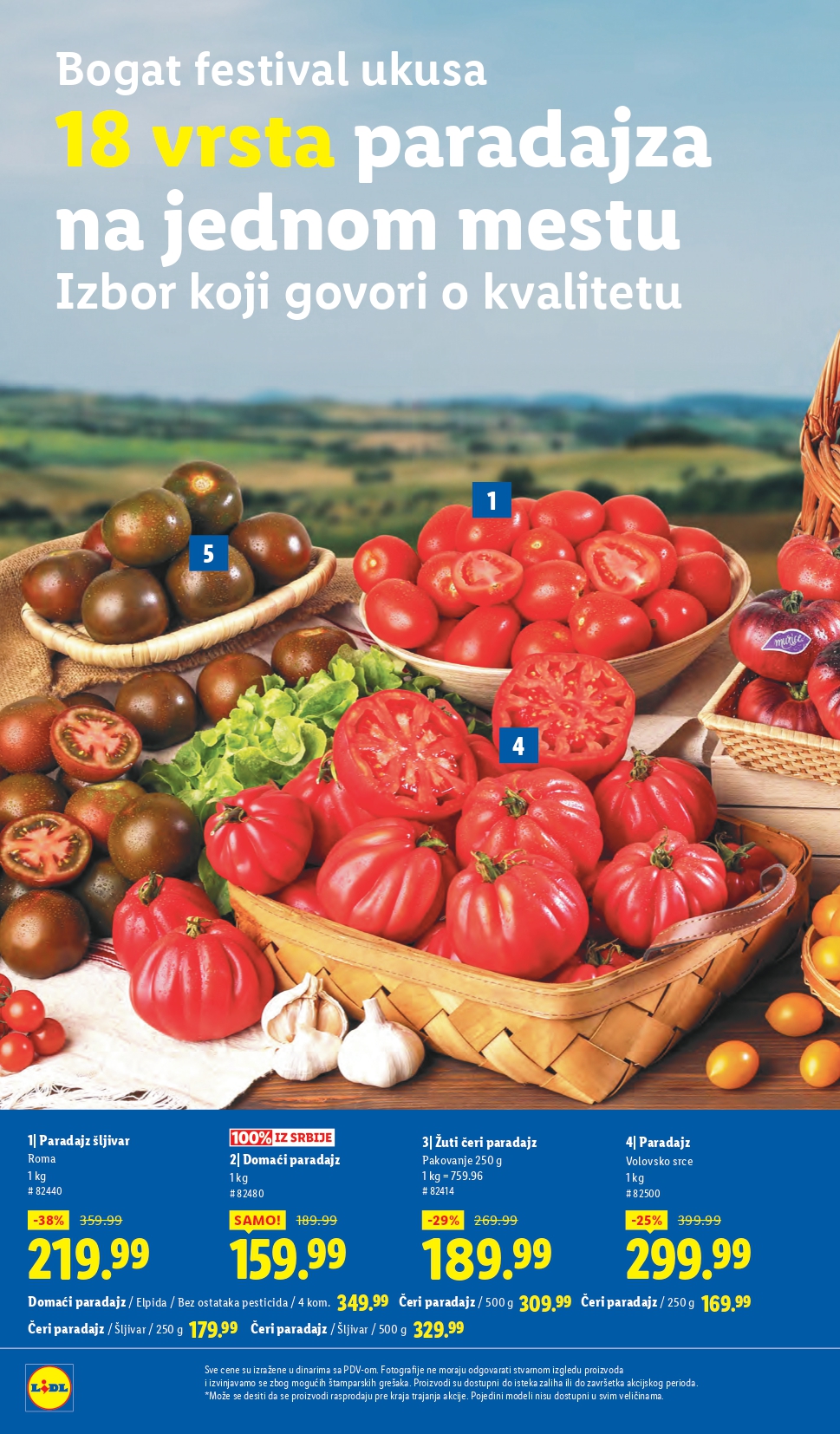 Lidl katalog PREHRANA 31.7-6.8.2025.