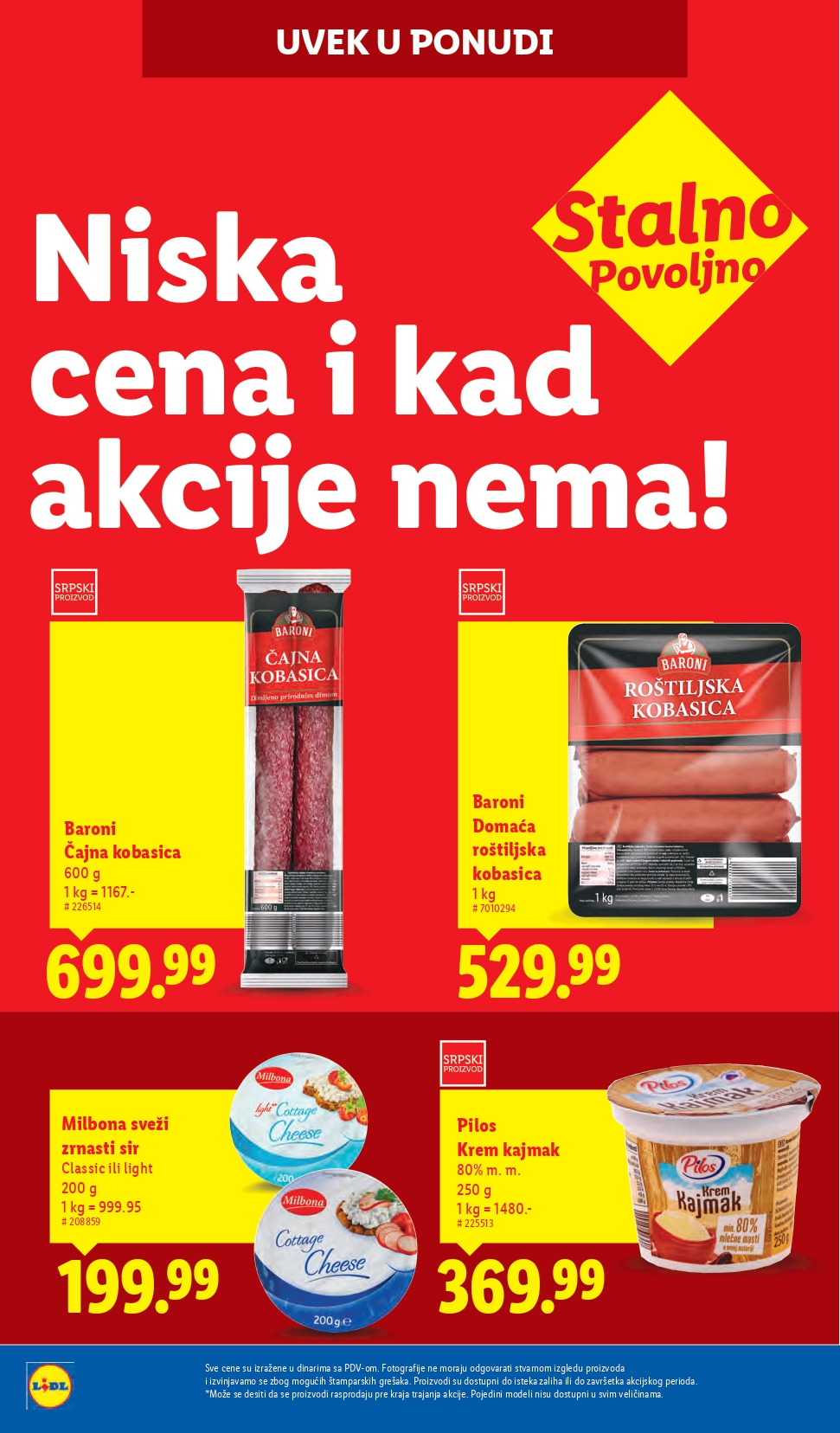 Lidl katalog PREHRANA 31.7-6.8.2025.