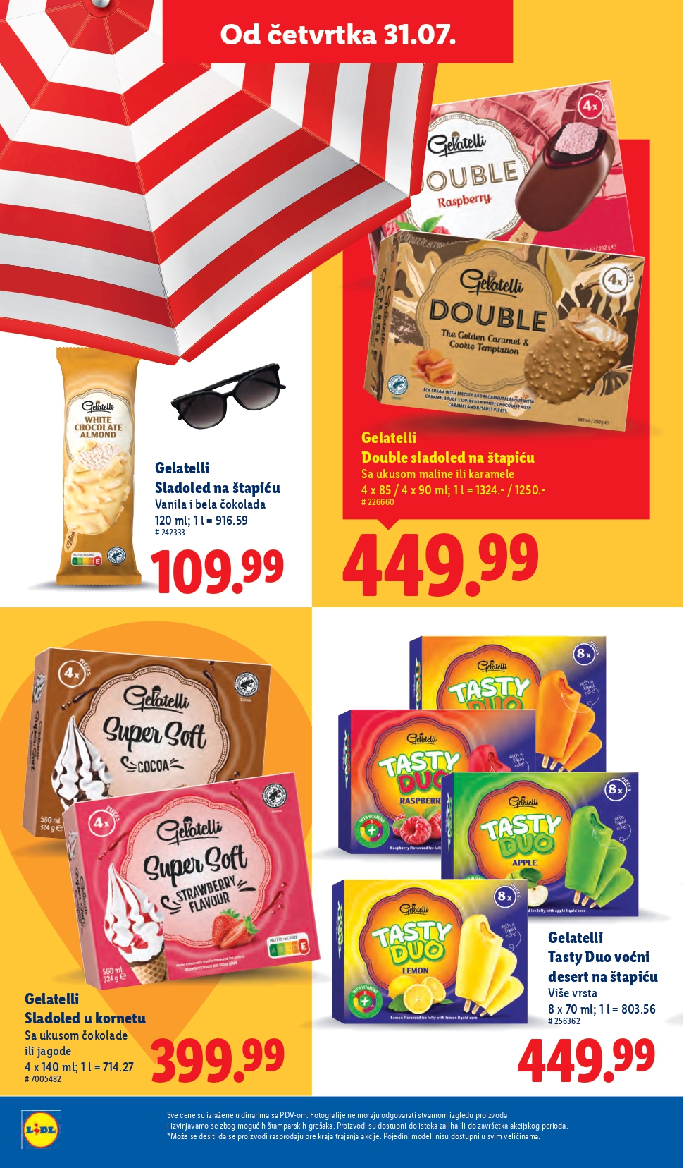Lidl katalog PREHRANA 31.7-6.8.2025.