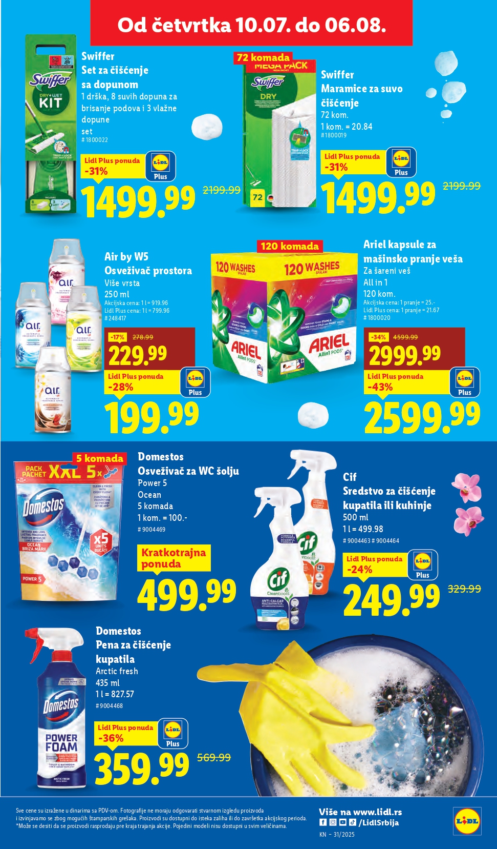 Lidl katalog PREHRANA 31.7-6.8.2025.