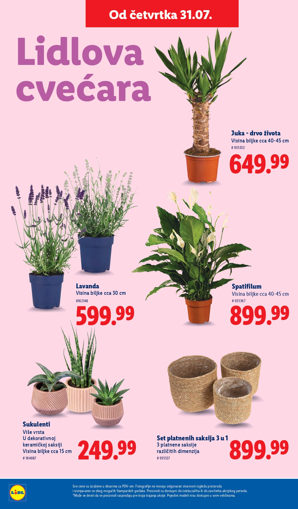 Lidl katalog PREHRANA 31.7-6.8.2025.