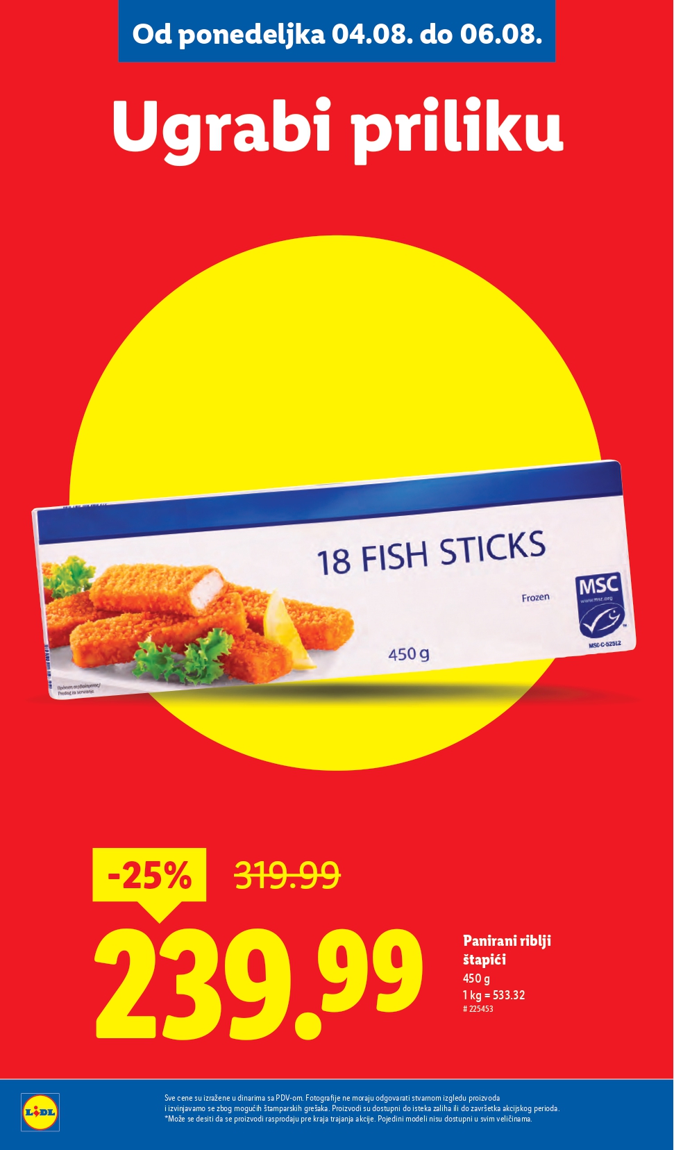 Lidl katalog PREHRANA 31.7-6.8.2025.