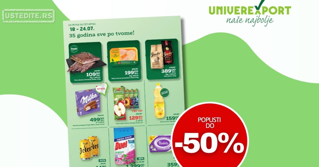 Univerexport katalog 18-24.7.2025.