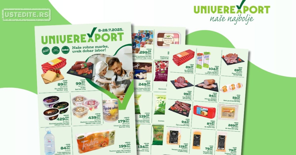 Univerexport katalog 8-28.7.2025.
