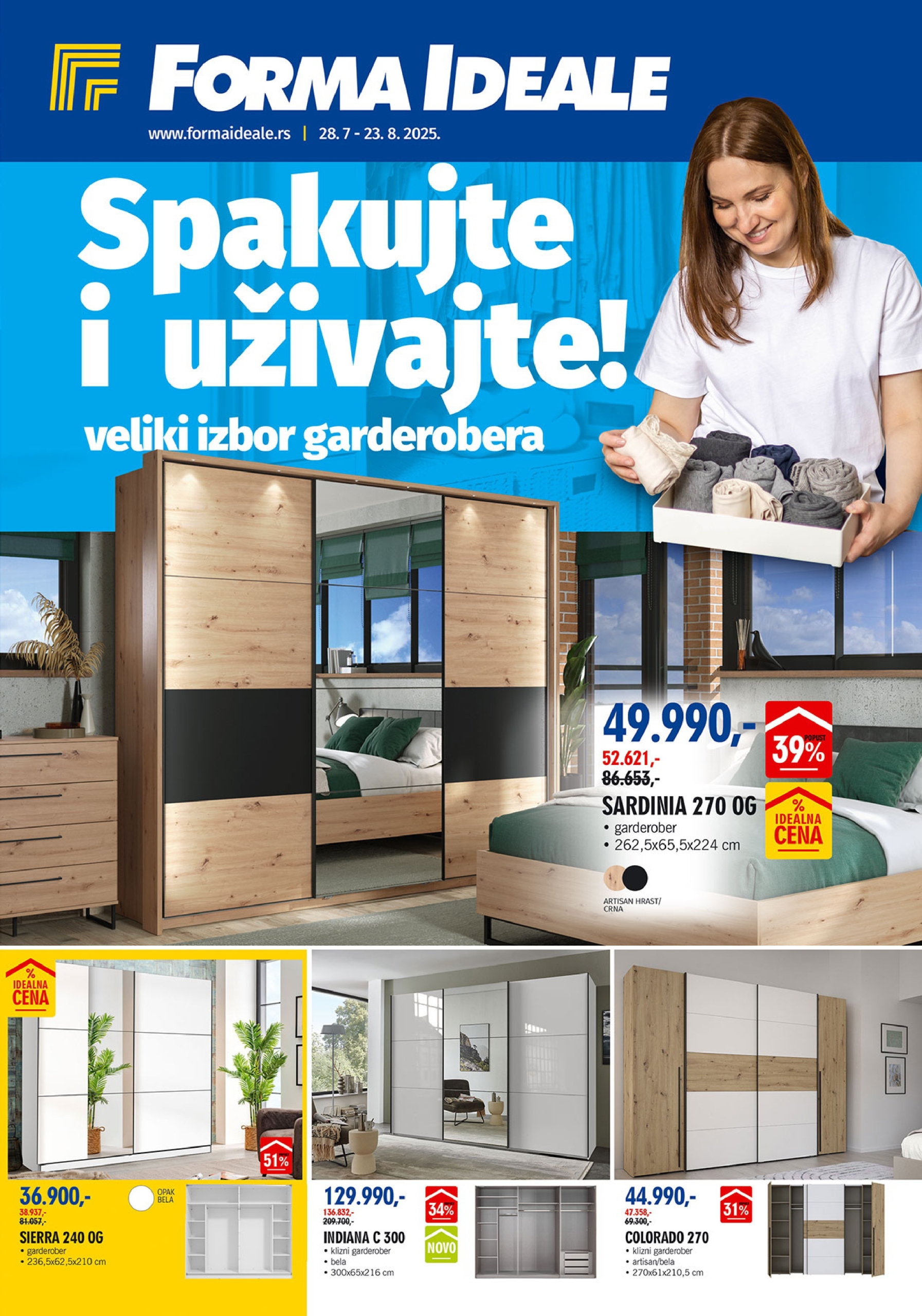 Forma Ideale katalog GARDEROBERI 28.7-23.8.2025.