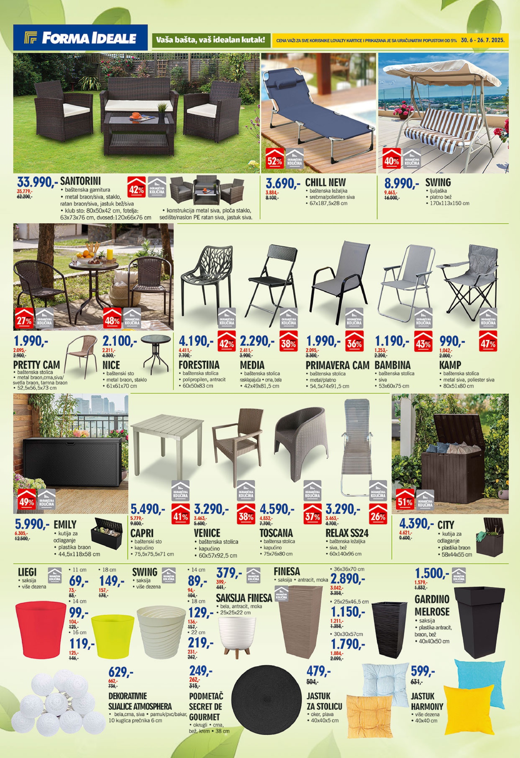 Forma Ideale katalog VAŠA BAŠTA 30.6-26.7.2025.