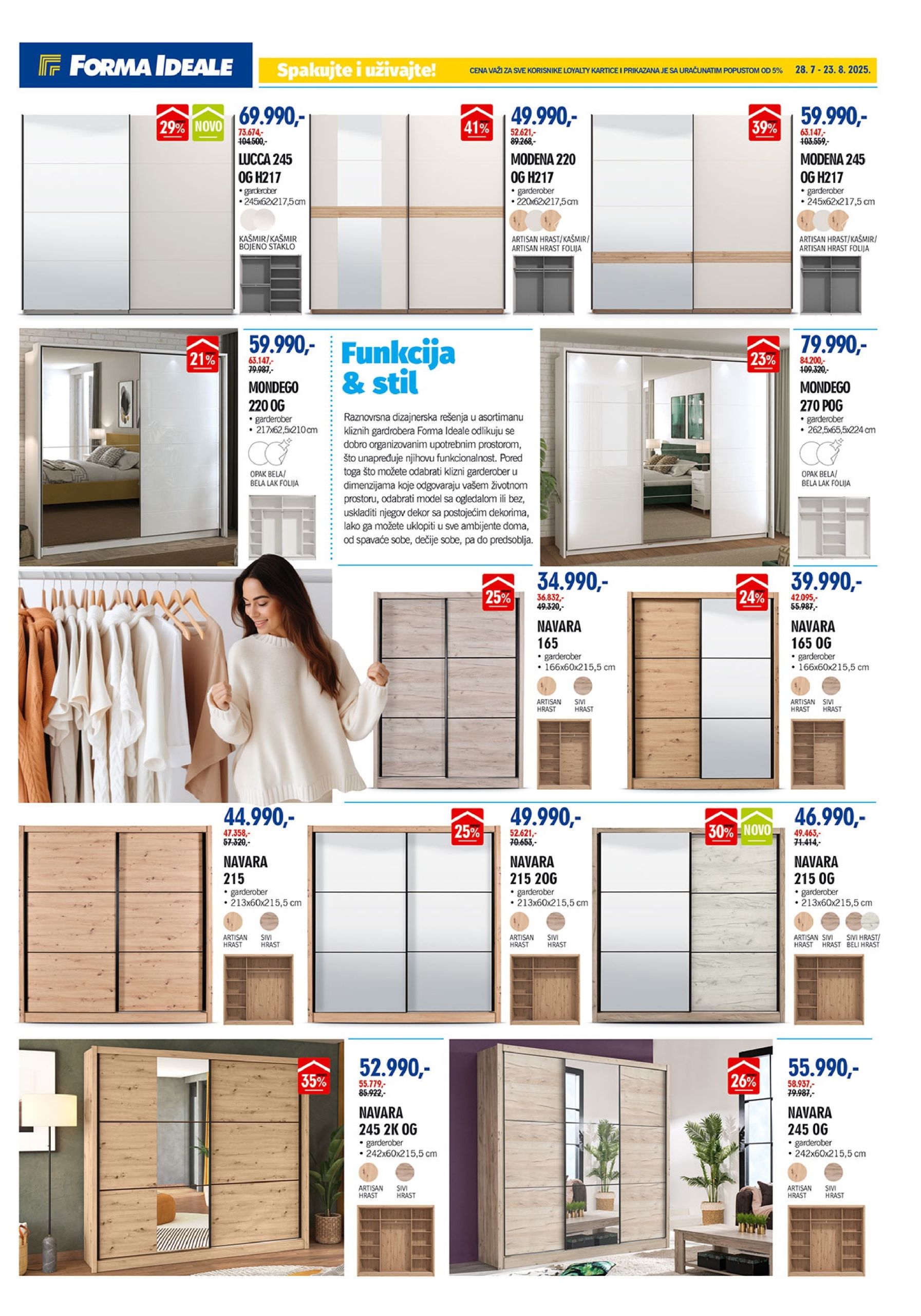 Forma Ideale katalog GARDEROBERI 28.7-23.8.2025.