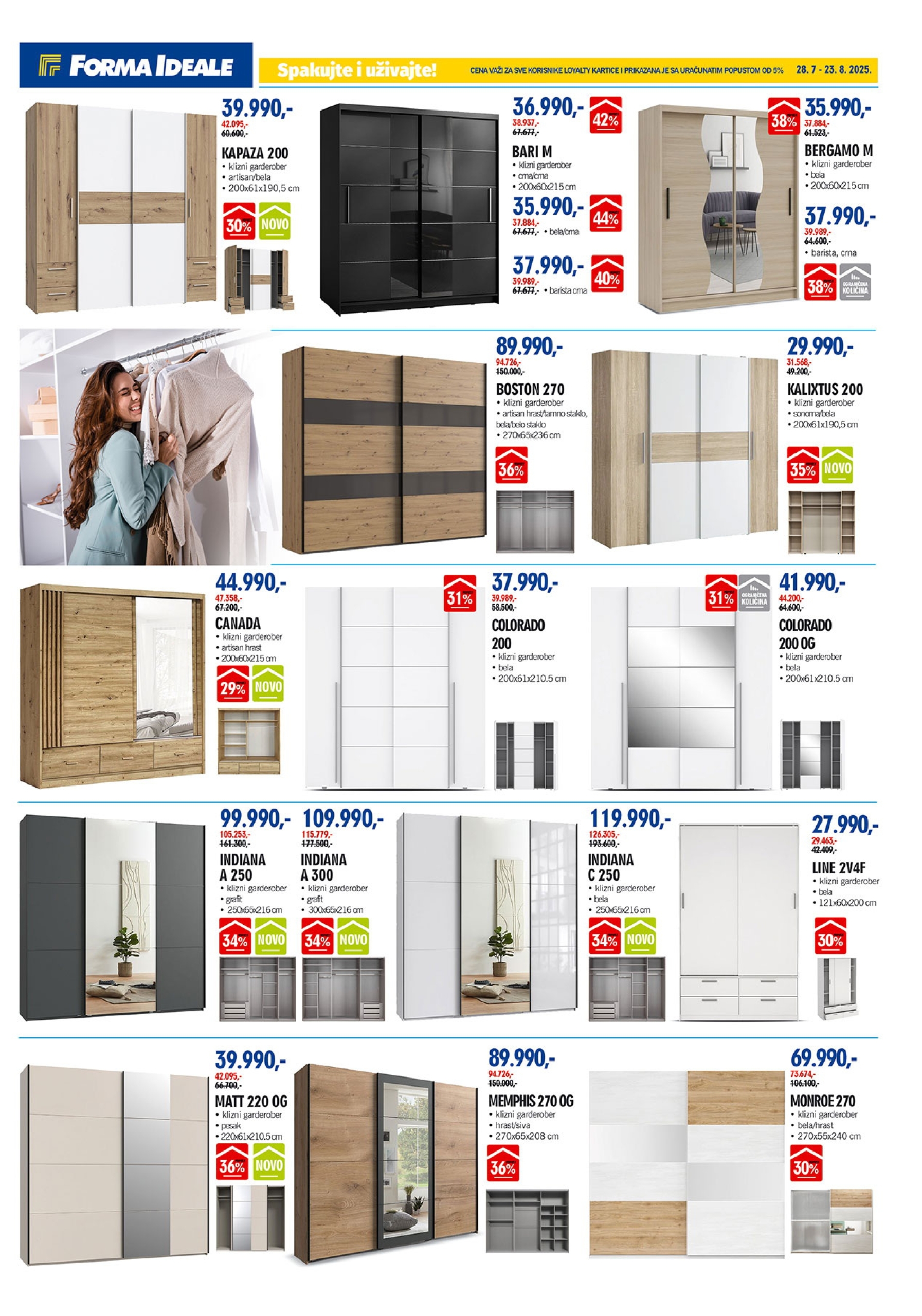Forma Ideale katalog GARDEROBERI 28.7-23.8.2025.