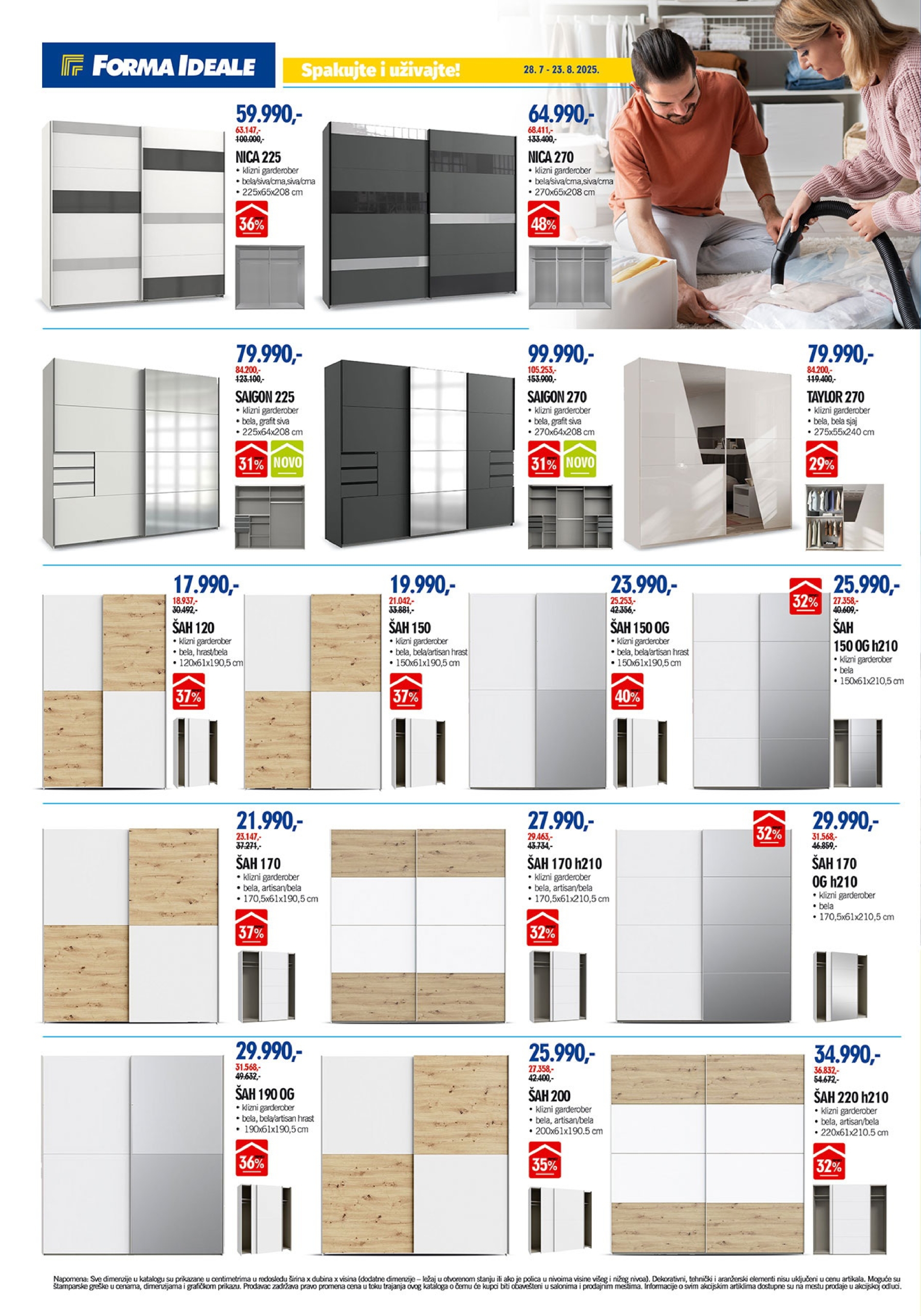 Forma Ideale katalog GARDEROBERI 28.7-23.8.2025.