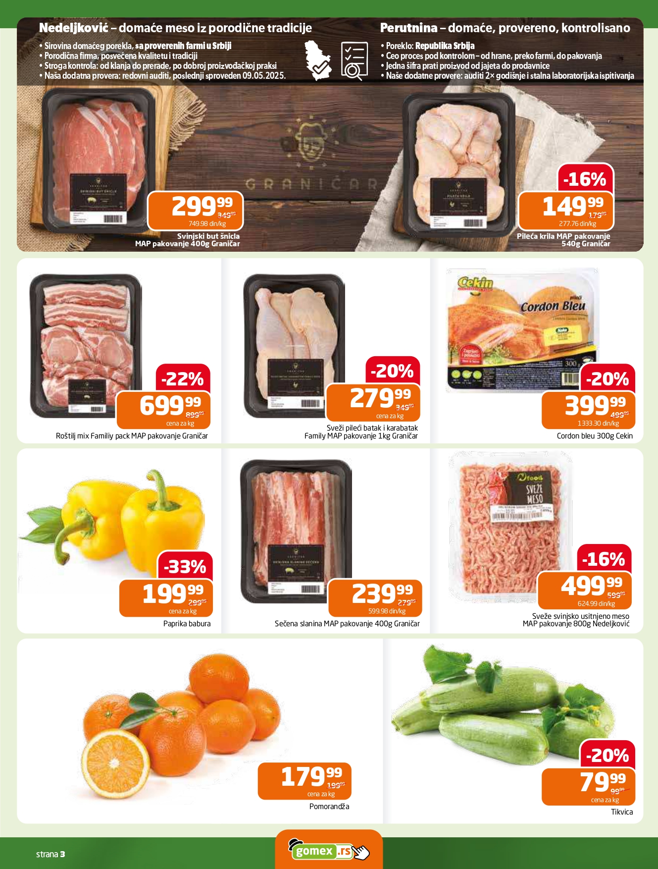 Gomex katalog AKCIJE IZ ŠEŠIRA 2-15.7.2025.