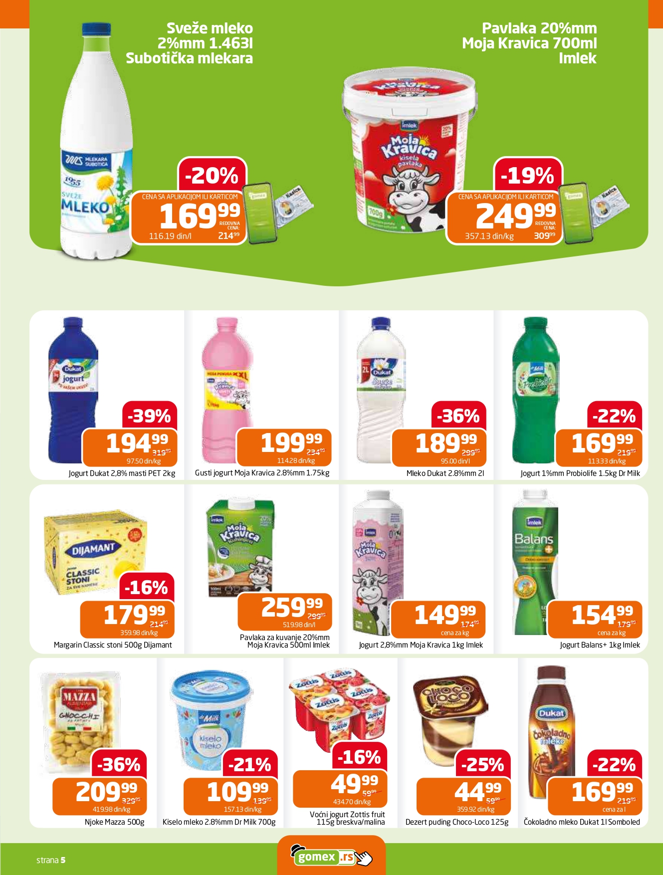 Gomex katalog AKCIJE IZ ŠEŠIRA 16-29.72025.