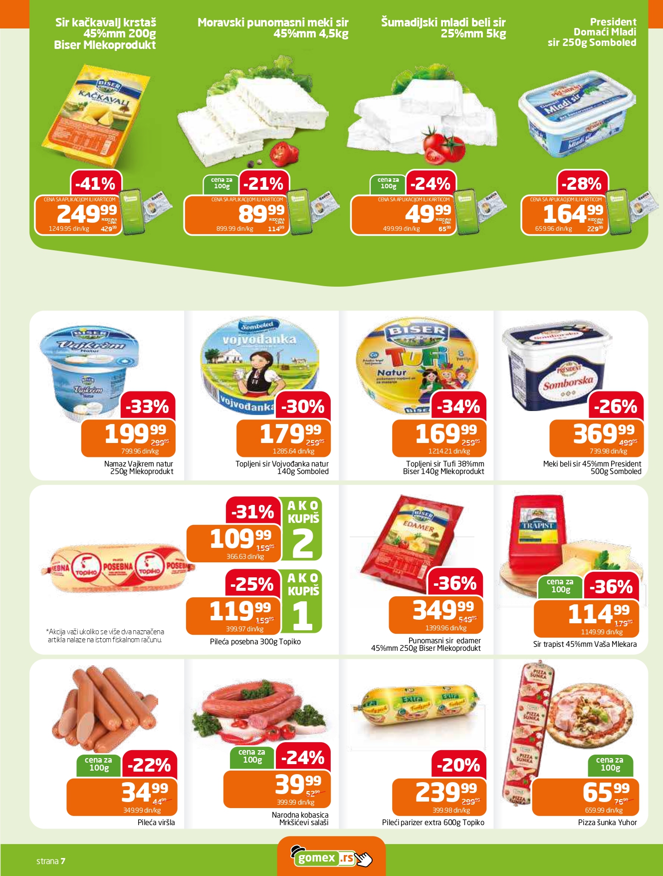 Gomex katalog AKCIJE IZ ŠEŠIRA 2-15.7.2025.