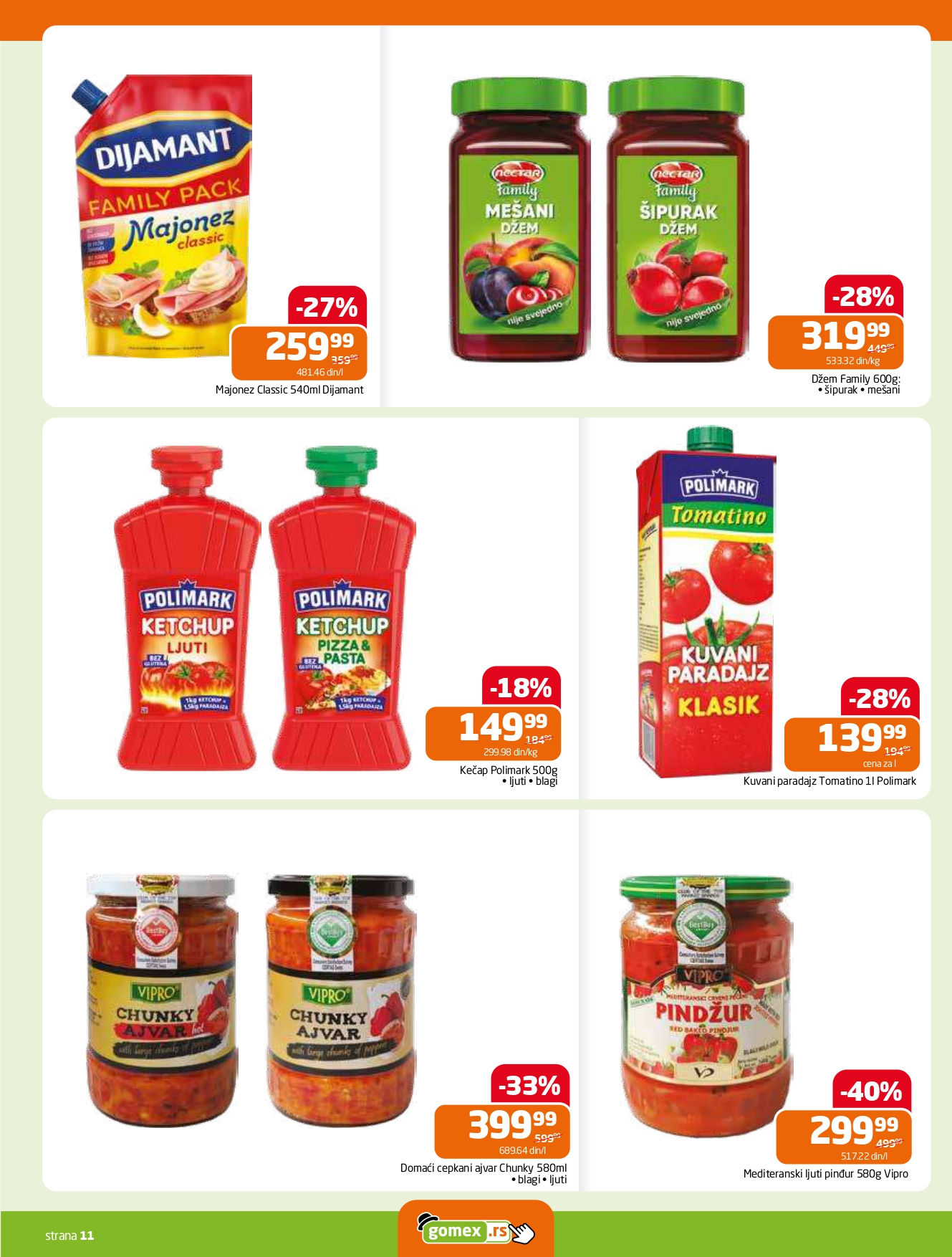 Gomex katalog AKCIJE IZ ŠEŠIRA 16-29.72025.