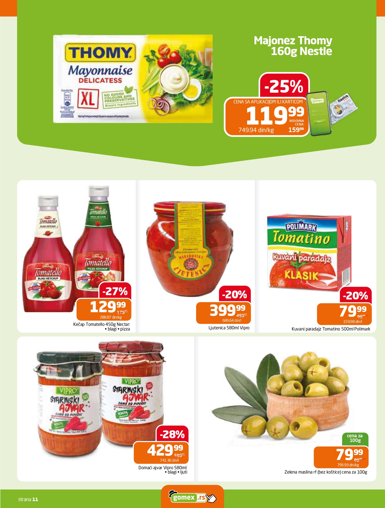 Gomex katalog AKCIJE IZ ŠEŠIRA 2-15.7.2025.