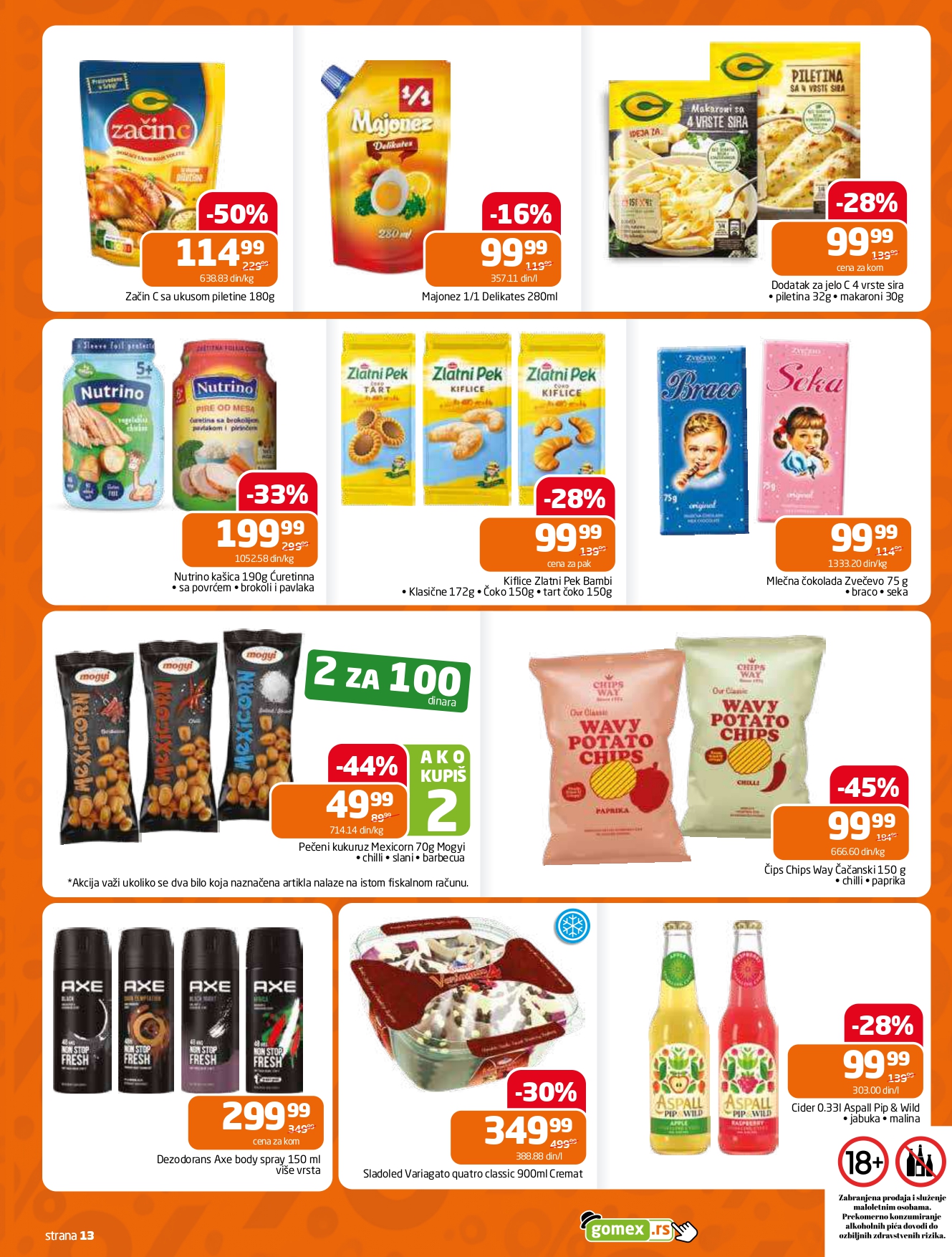 Gomex katalog AKCIJE IZ ŠEŠIRA 16-29.72025.