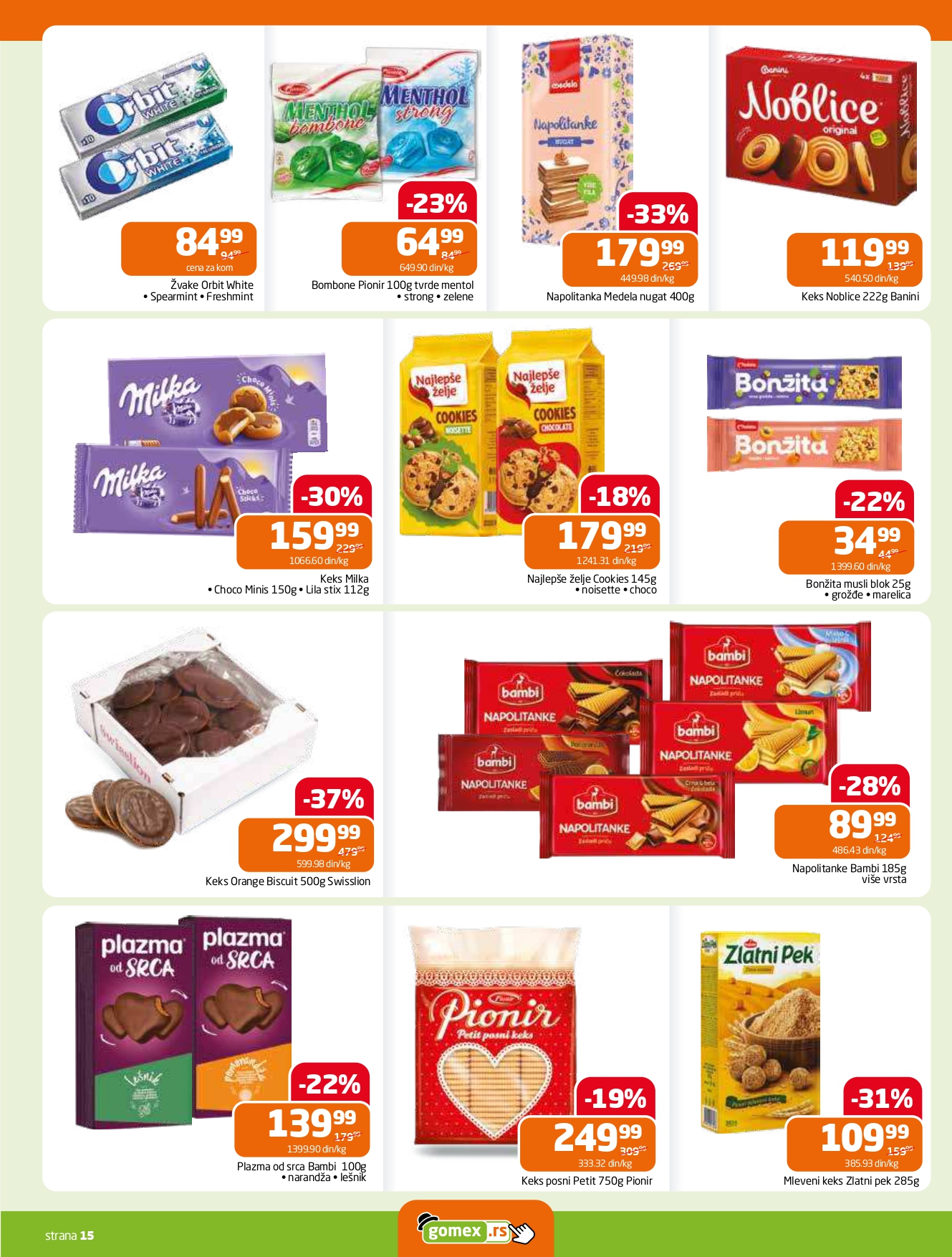 Gomex katalog AKCIJE IZ ŠEŠIRA 16-29.72025.