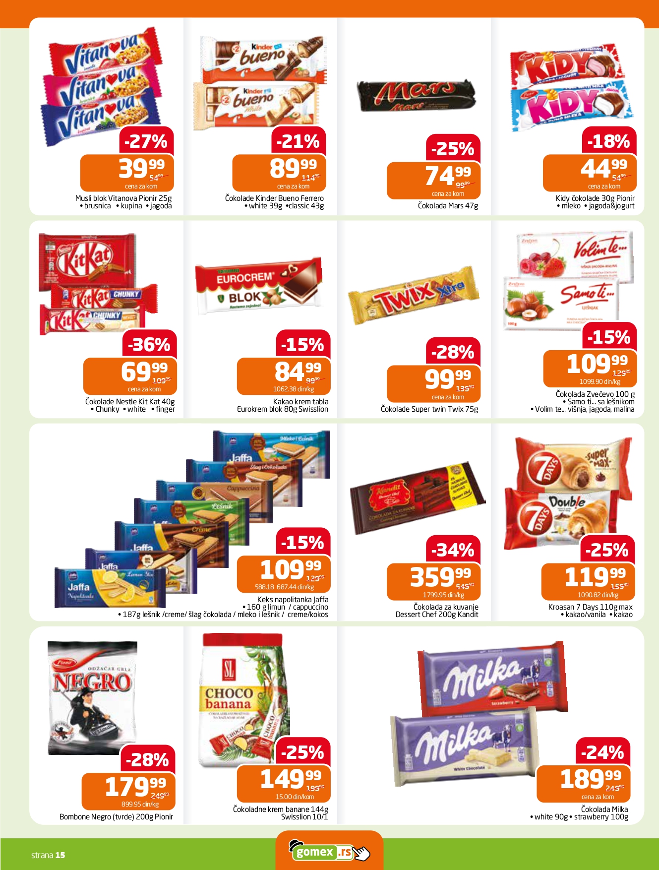 Gomex katalog AKCIJE IZ ŠEŠIRA 30.7-5.8.2025.