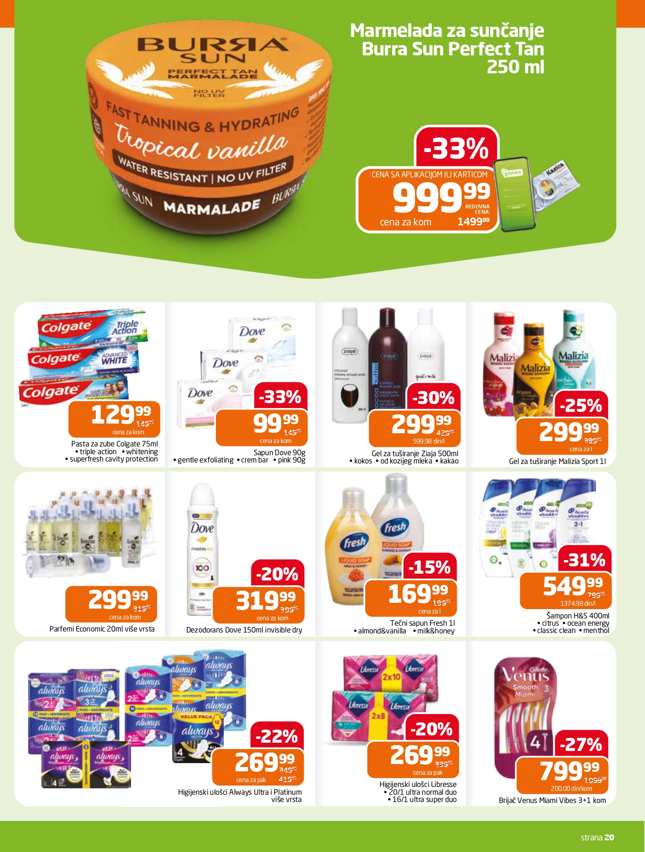 Gomex katalog AKCIJE IZ ŠEŠIRA 30.7-5.8.2025.