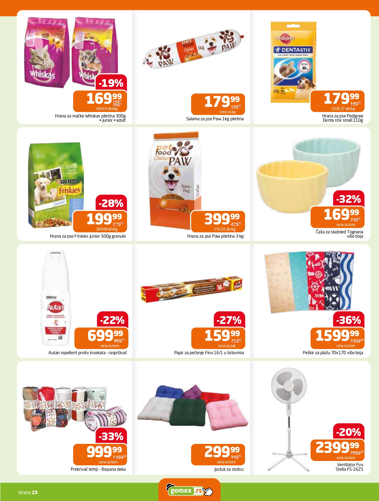 Gomex katalog AKCIJE IZ ŠEŠIRA 16-29.72025.