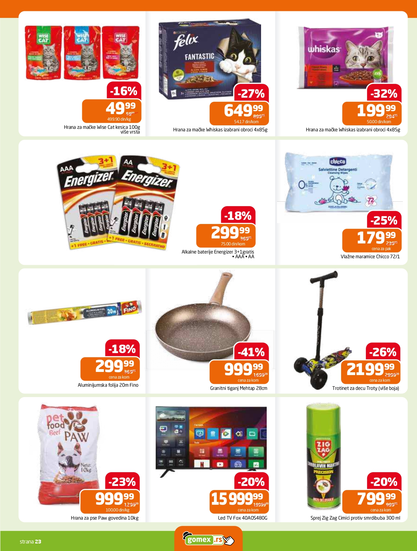 Gomex katalog AKCIJE IZ ŠEŠIRA 2-15.7.2025.