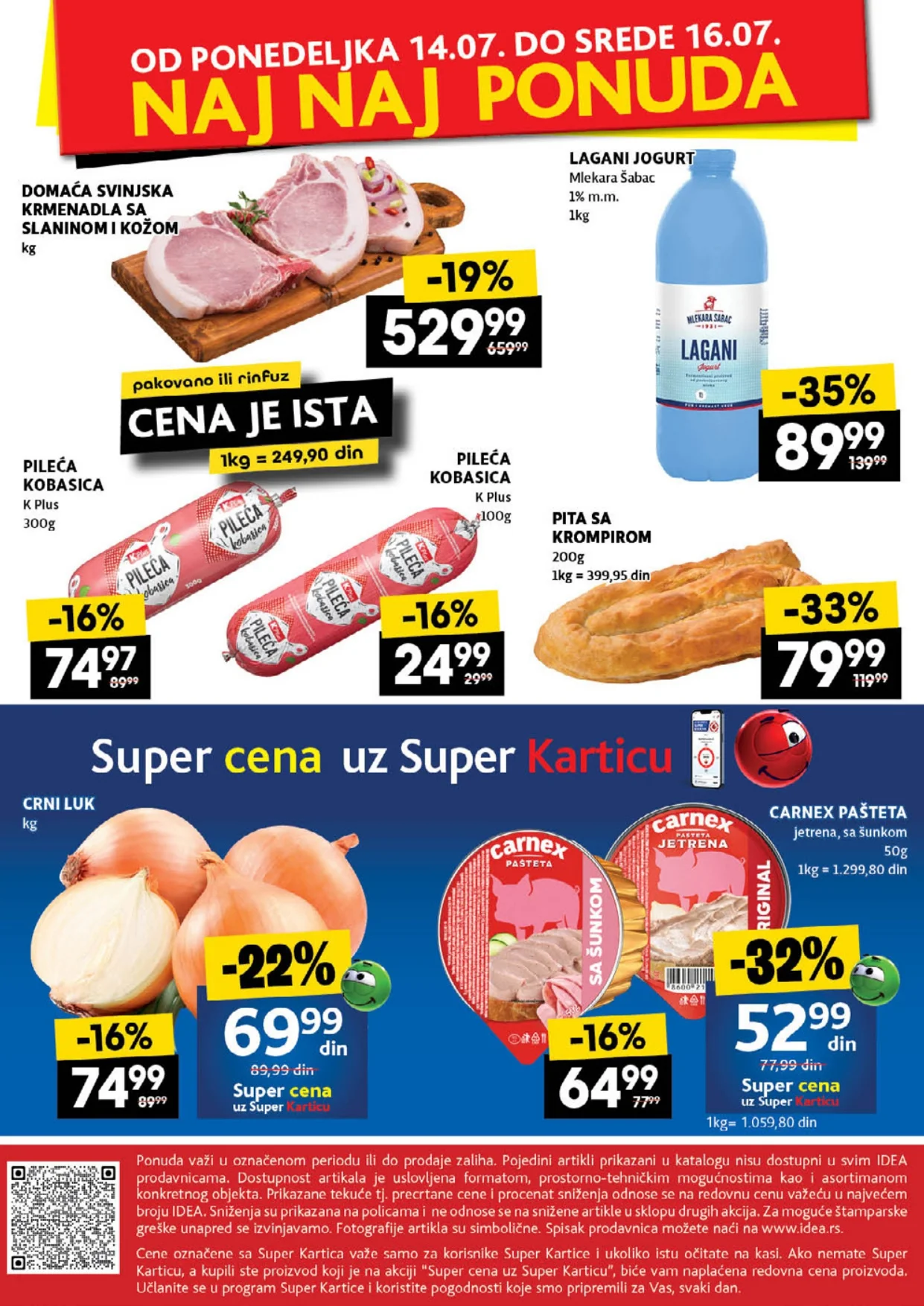 Idea NAJBOLJA PONUDA 14-16.7.2025.