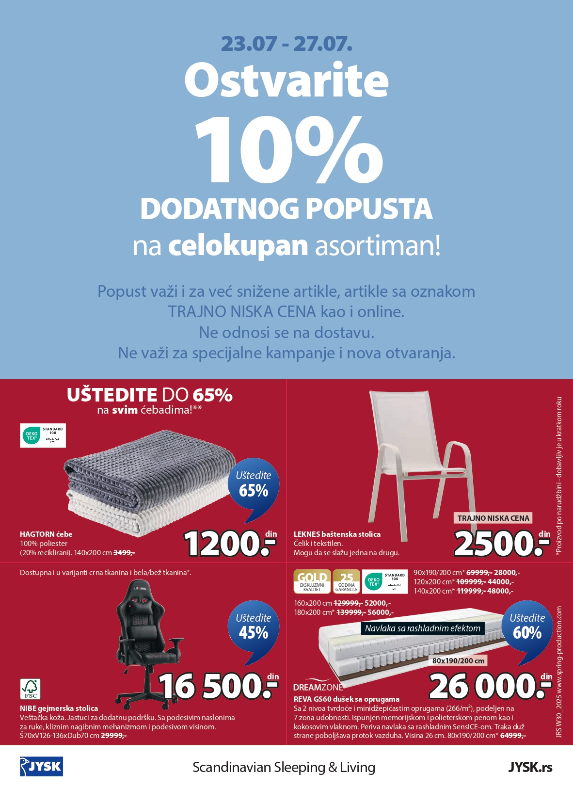 Jysk katalog 23.7-5.8.2025.