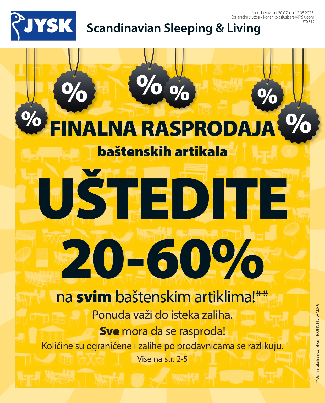 Jysk katalog 30.7-12.8.2025.