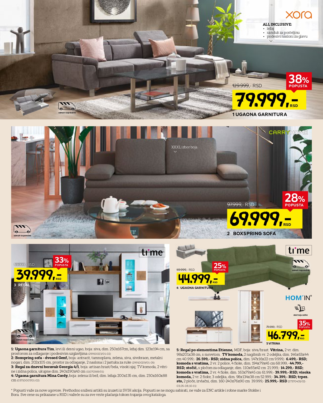 Lesnina XXXL katalog RASPRODAJA 14.7-3.8.2025.