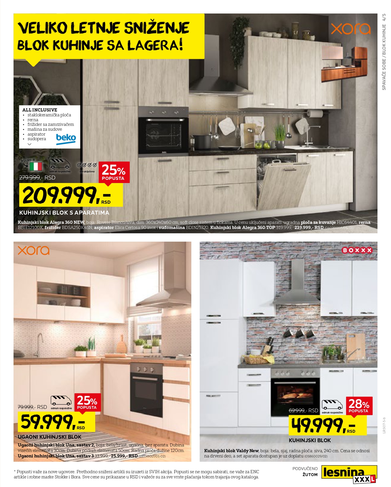 Lesnina XXXL katalog RASPRODAJA 14.7-3.8.2025.