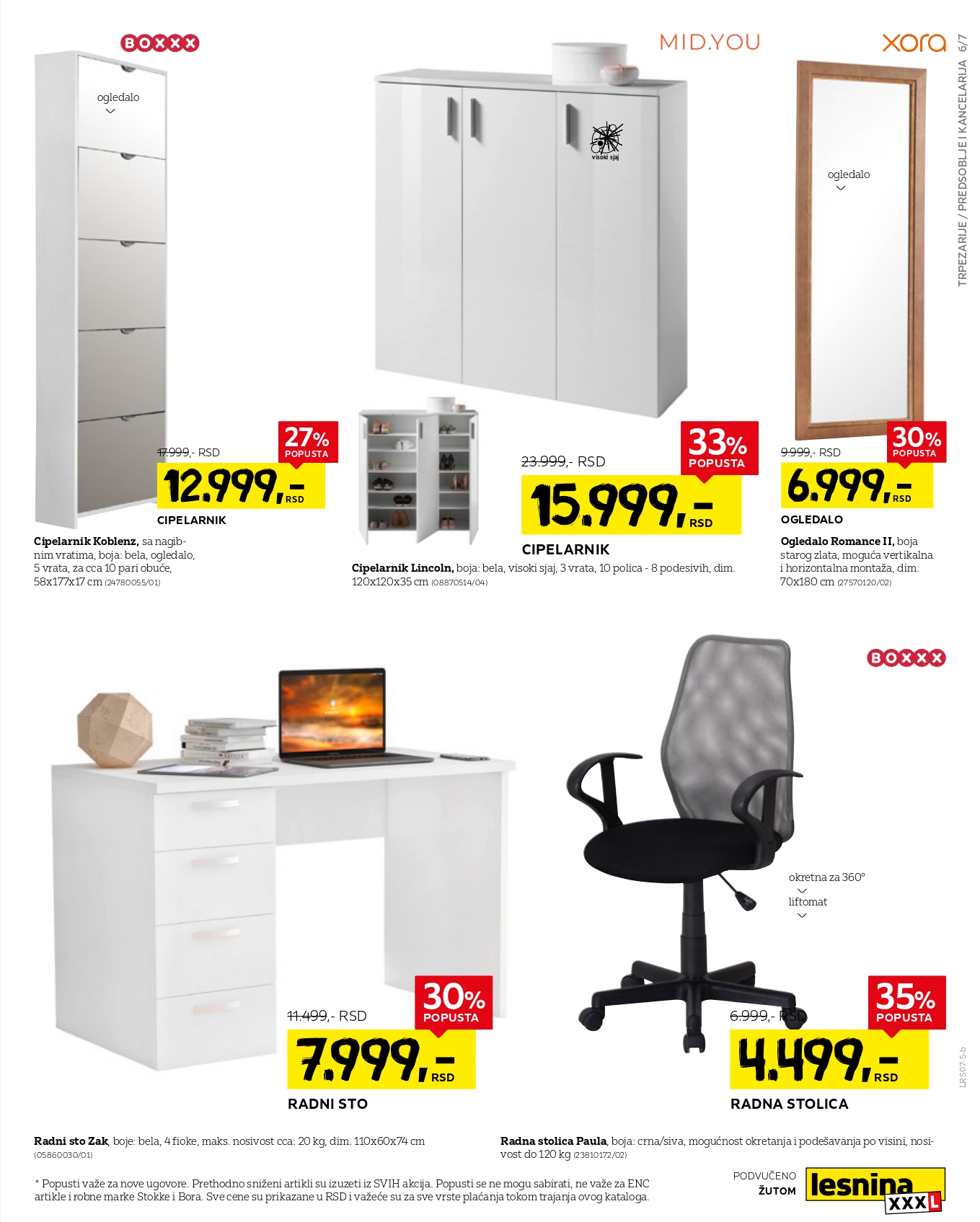 Lesnina XXXL katalog RASPRODAJA 14.7-3.8.2025.