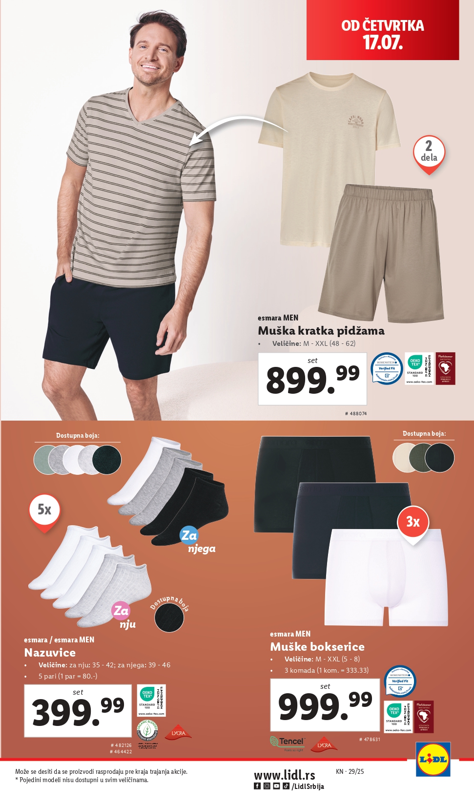 Lidl katalog NEPREHRANA 17-23.7.2025.
