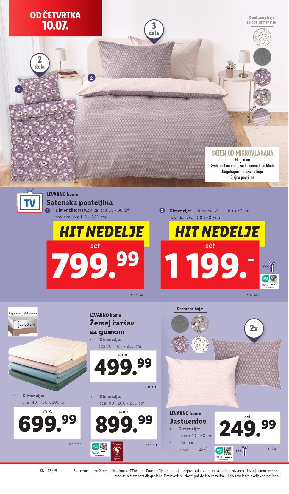 Lidl katalog NEPREHRANA 10-16.7.2025.
