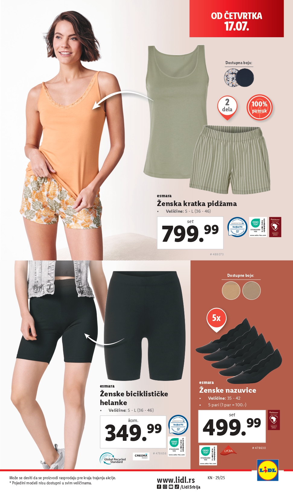 Lidl katalog NEPREHRANA 17-23.7.2025.