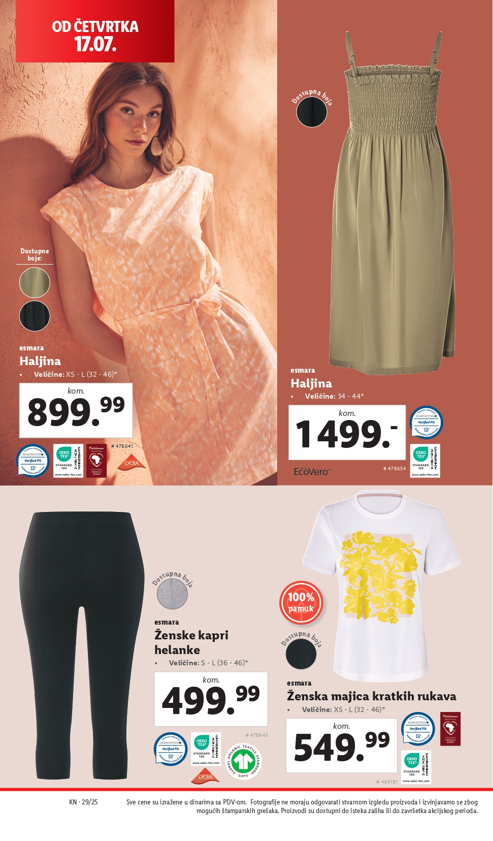 Lidl katalog NEPREHRANA 17-23.7.2025.