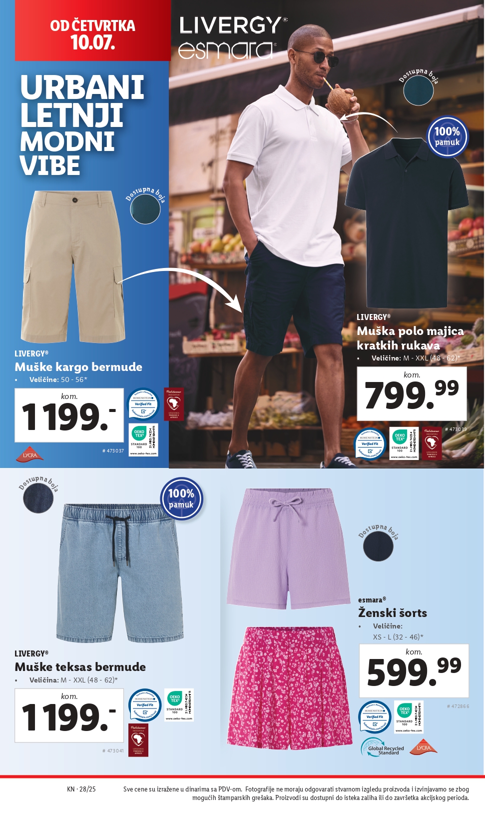 Lidl katalog NEPREHRANA 10-16.7.2025.