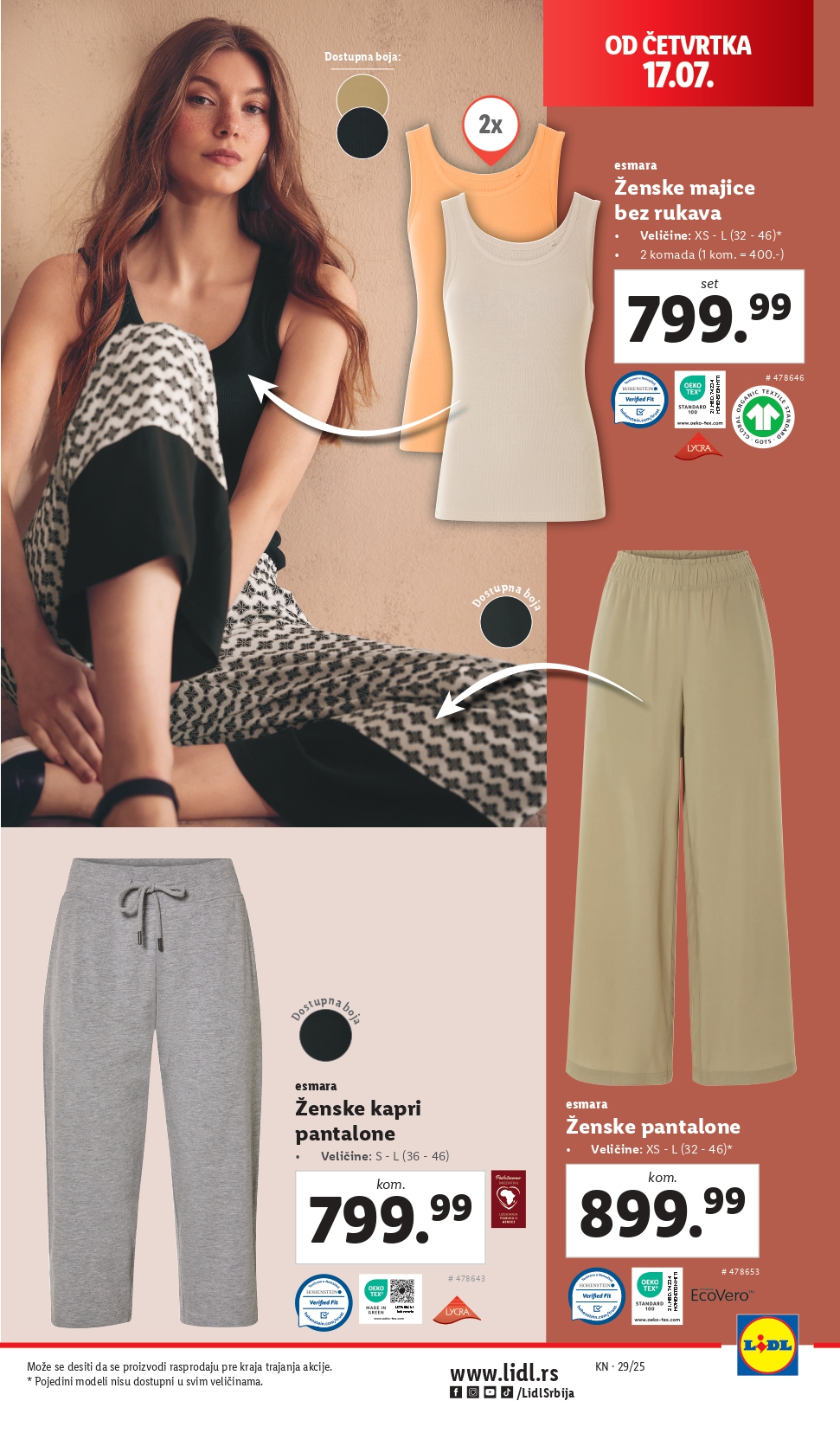 Lidl katalog NEPREHRANA 17-23.7.2025.