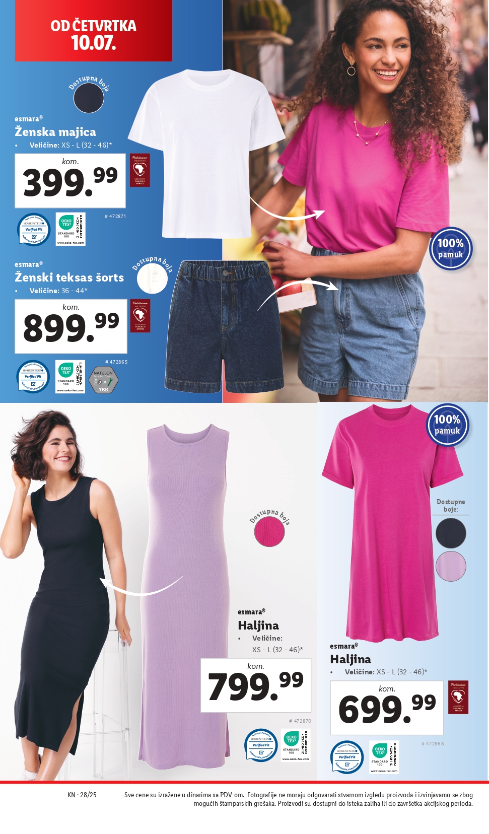 Lidl katalog NEPREHRANA 10-16.7.2025.