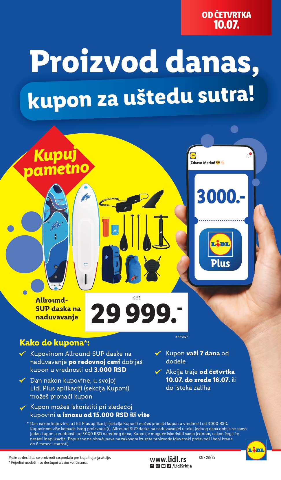 Lidl katalog NEPREHRANA 10-16.7.2025.