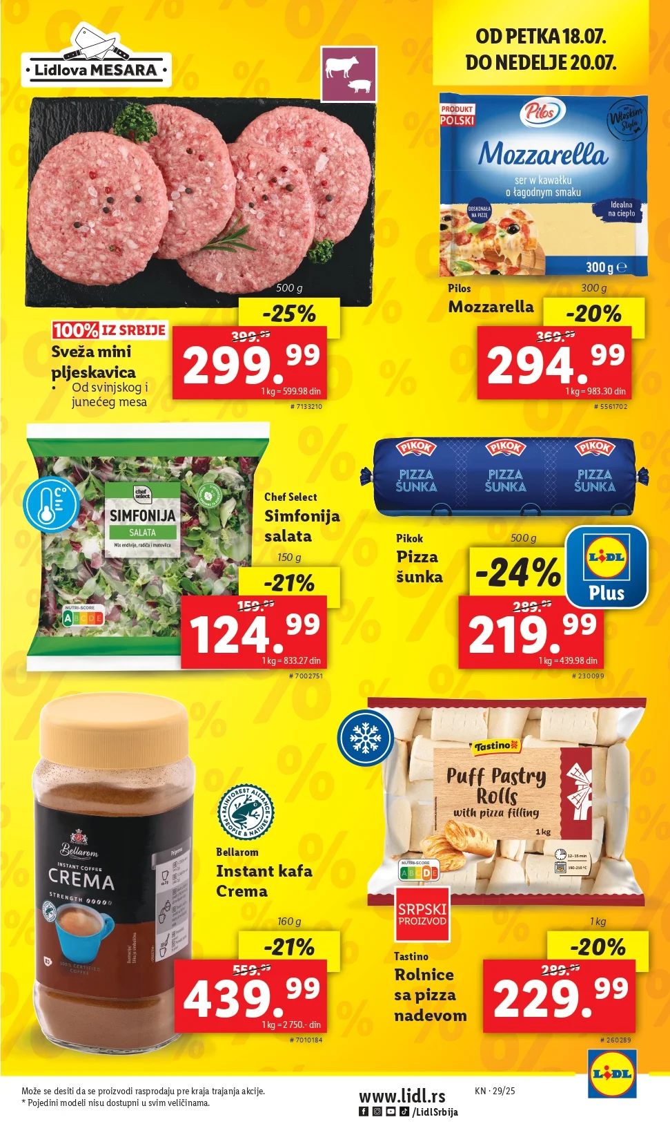 Lidl VIKEND AKCIJA 18-20.7.2025.
