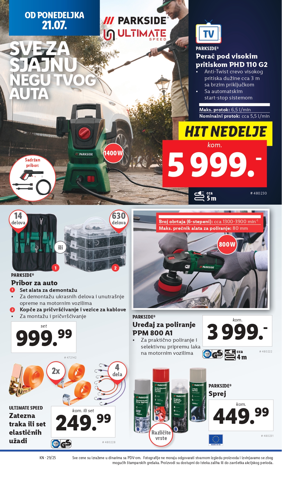 Lidl katalog NEPREHRANA 17-23.7.2025.