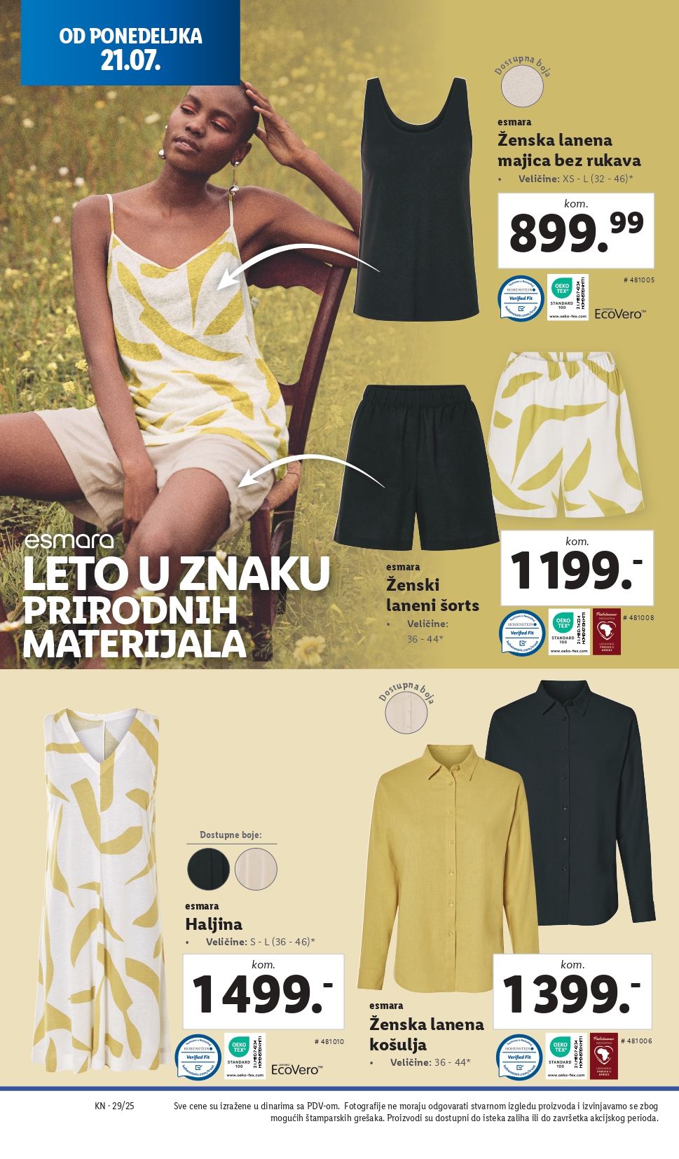 Lidl katalog NEPREHRANA 17-23.7.2025.