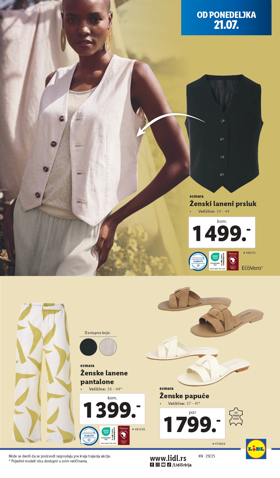 Lidl katalog NEPREHRANA 17-23.7.2025.
